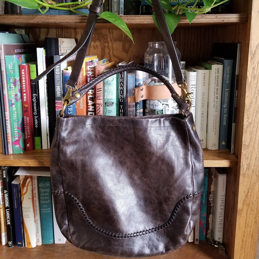 Frye Melissa Whipstitch Hobo - Slate. BRAND NEW WITH TAGS
